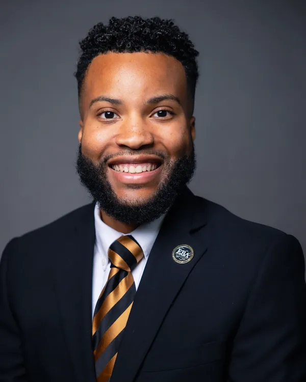 Bro. Chris Canady, President of Epsilon Beta Lambda Chapter.