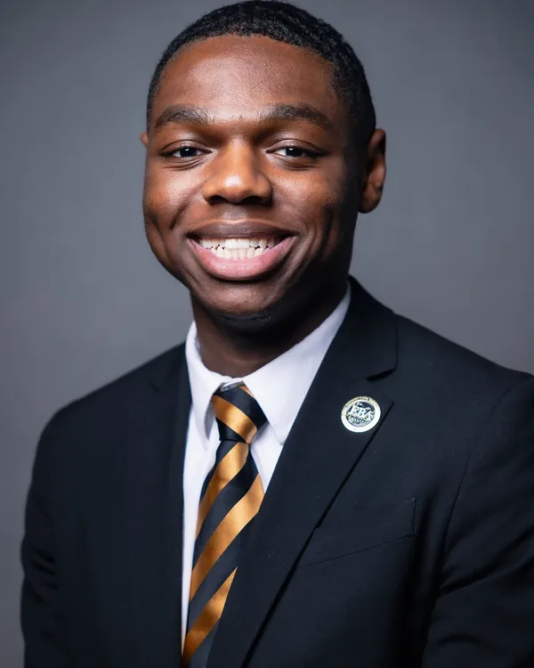 Bro. Devante' Sanders, Financial Secretary, Epsilon Beta Lambda Chapter.
